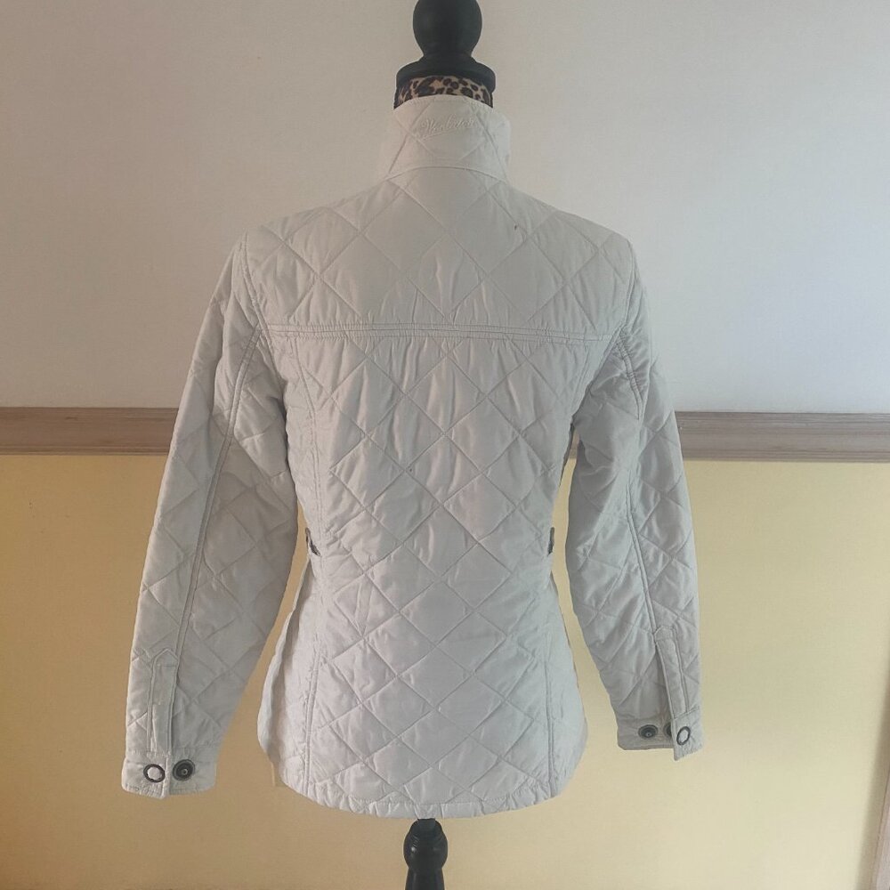 Woolrich‎ Women's Quilted Winter White Five Pocket Zipper Jacket Size Small - Picture 2 of 4